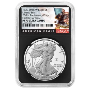 2026-W Proof $1 American Silver Eagle NGC PF70UC FDI Black Label Retro Core