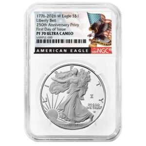 2026-W Proof $1 American Silver Eagle NGC PF70UC FDI Black Label