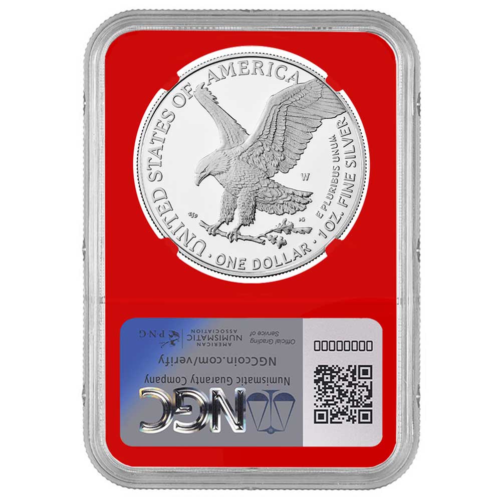 Presale - 2026-W Proof $1 American Silver Eagle NGC PF70UC Trump