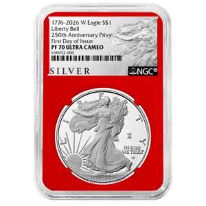 2026-W Proof $1 American Silver Eagle NGC PF70UC FDI ALS Label Red Core