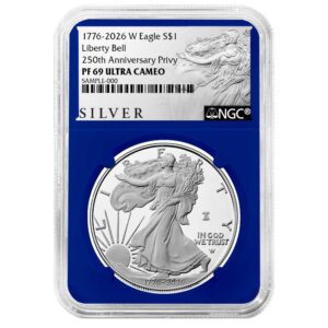 2026-W Proof $1 American Silver Eagle NGC PF69UC ALS Label Blue Core