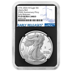 2026-W Proof $1 American Silver Eagle NGC PF69UC ER Blue Label Retro Core