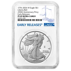 2026-W Proof $1 American Silver Eagle NGC PF69UC ER Blue Label