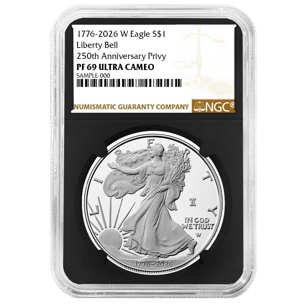 2026-W Proof $1 American Silver Eagle NGC PF69UC Brown Label Retro Core