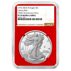 2026-W Proof $1 American Silver Eagle NGC PF70UC Brown Label Red Core