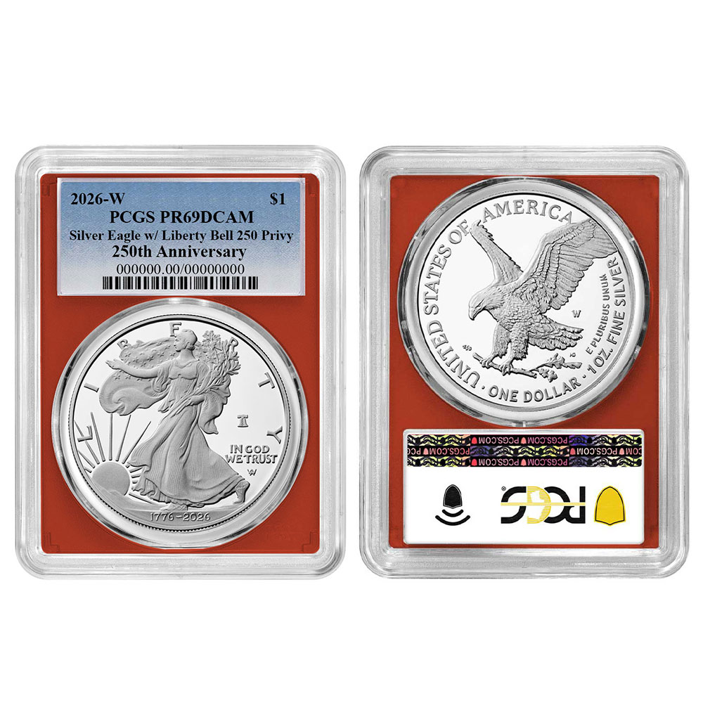 Presale - 2026-W Proof $1 American Silver Eagle 3pc Set PCGS