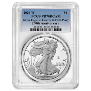 2026-W Proof $1 American Silver Eagle PCGS PR70DCAM Blue Label