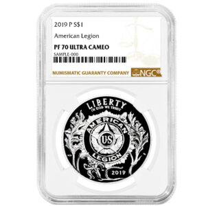 2019-P Proof $1 American Legion 100th Anniversary Silver Commemorative NGC PF70UC Brown Label