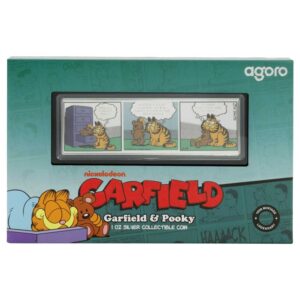 2026 $2 Garfield & Pooky Comic Set - 1 oz Silver Proof Coin By Agoro Mint Mintage of 1000