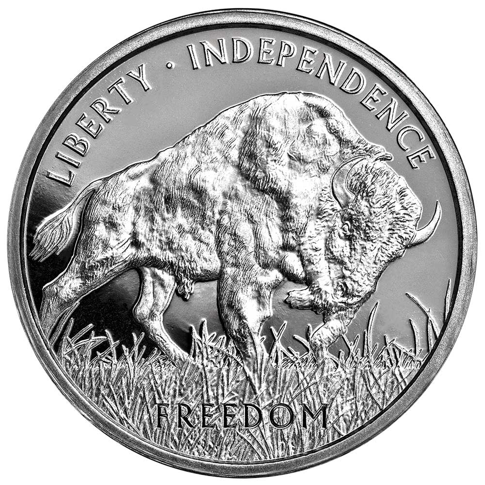 Pamp Silver Buffalo Round 1 oz .999 Fine