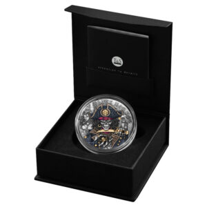 2026 $5 Black Mark 2 oz High Relief Antiqued Silver Coin by T&S Coin Mintage of 500