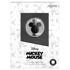 2026 $1 Disney Iconic Silhouettes Mickey Mouse 1/2oz Silver Coin By Agoro Mintage of 5000