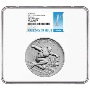 2025 Batman DC Comics 2.5 oz Silver Medal NGC MS70 FDI First Label