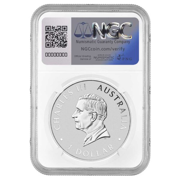 2026 $1 Australian Silver Kookaburra 1 oz NGC MS70 FR Australian