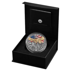 2026 $5 America 250th Anniversary 2 oz High Relief Antiqued Silver Coin by T&S Mintage of 500