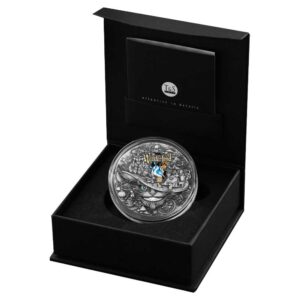 2026 $5 Wonderland 2 oz High Relief Antiqued Silver Coin by T&S Coin Mintage of 500
