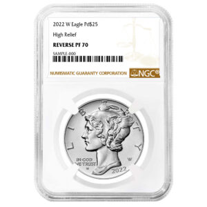2022-W Reverse Proof $25 American Palladium Eagle NGC PF70 Brown Label