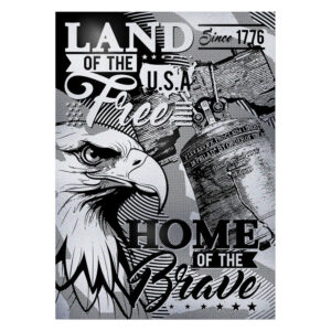 25 gram Sunshine Mint Land of the Free Silver Trading Card