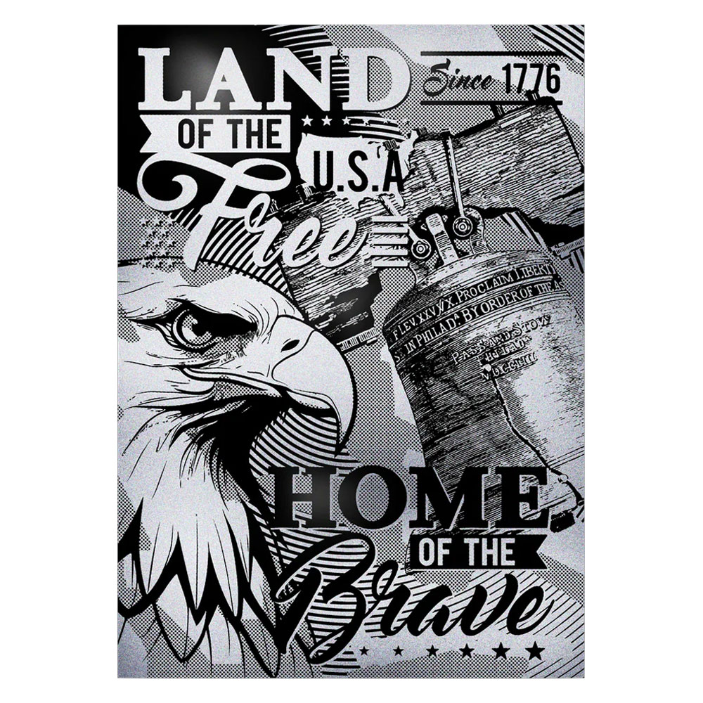 25 gram Sunshine Mint Land of the Free Silver Trading Card