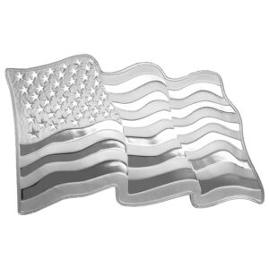 1 Troy oz Sunshine Mint 250th Anniversary 1776 Colorized Wavy Flag Silver Bar