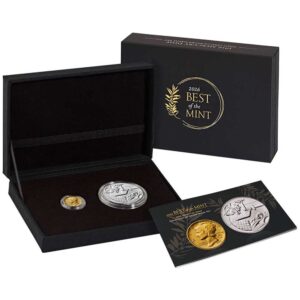 2026 Best of the Mint Gold Mercury Dime and Silver Medal 2pc Set OGP & COA