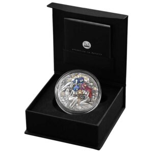 2026 Cameroun 2000 Francs Elves 2 oz High Relief Antiqued Silver Coin by T&S Coin Mintage of 500