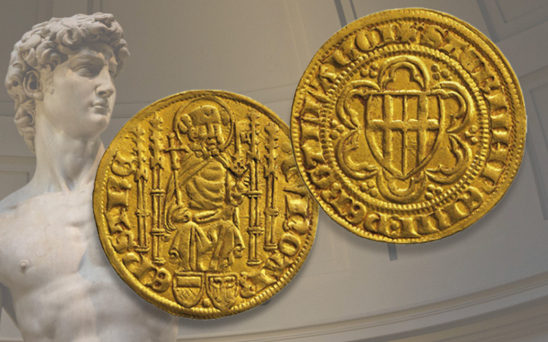 Image of a Gold Florin Coin