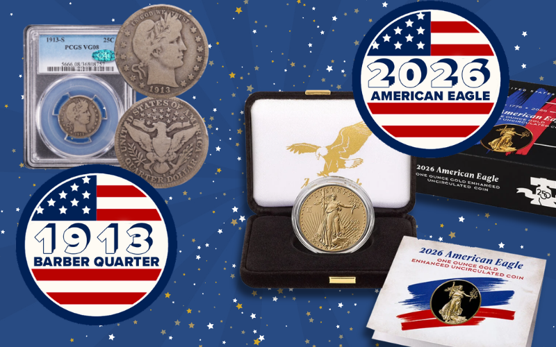 An image of US Mint Coins that had a limited mintage