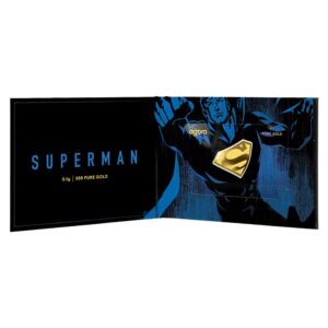 2026 $1 DC Comics Superman Fractional Gold by Agoro Mintage of 5000