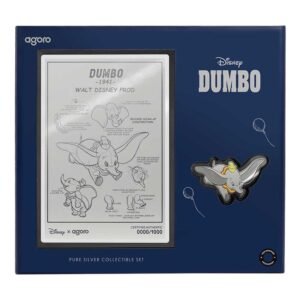 2026 Disney $2 Dumbo Collectible & $1 Foil Silver Set By Agoro Mintage of 1000