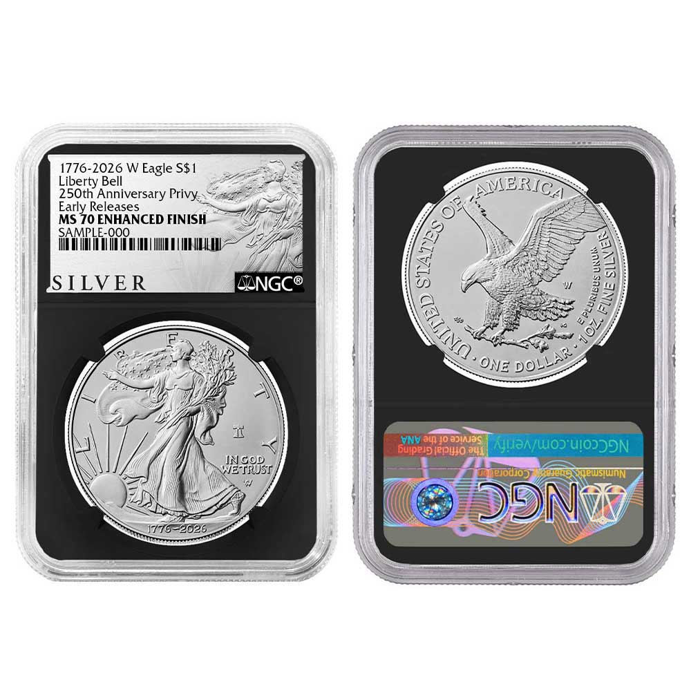 2026-W Enhanced Uncirculated $1 American Silver Eagle NGC MS70 ER