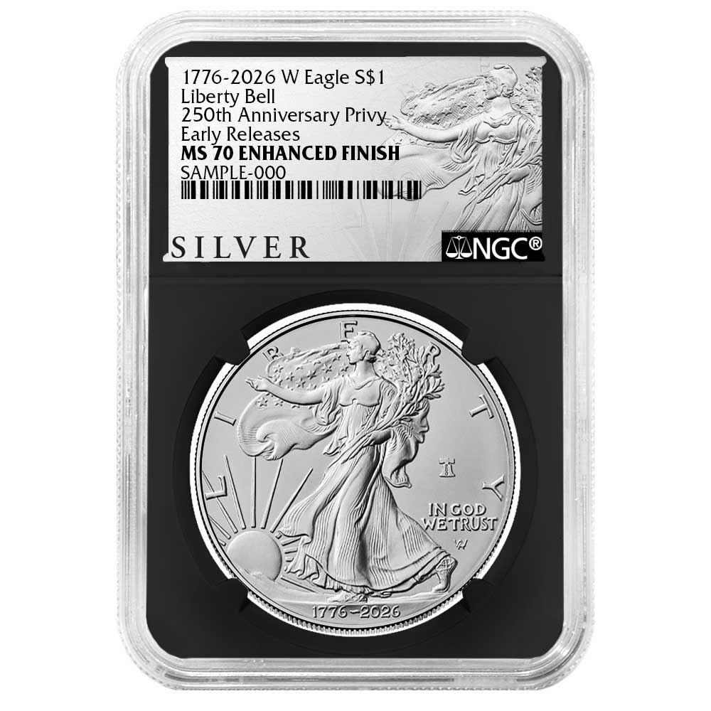 2026 エンジェル 純銀　ハーフオンス　限定 銀貨　新品未開封① 2026-W Enhanced Uncirculated $1 American Silver Eagle NGC MS70 ER