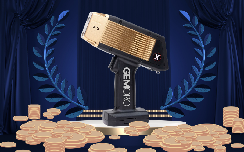 A graphic of an XRF machine