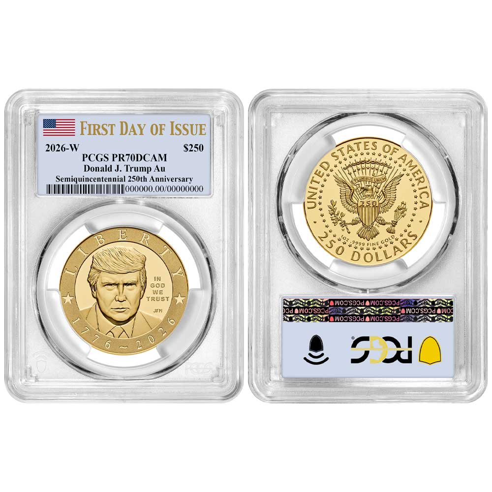 Presale - 2026-W Proof $250 President Donald J. Trump ...