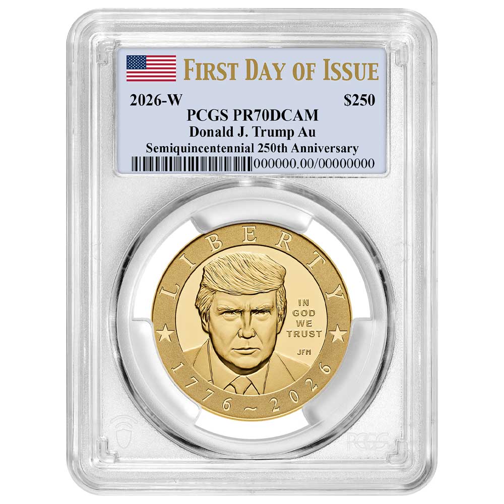 Presale - 2026-W Proof $250 President Donald J. Trump ...